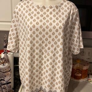 F womens Ultra Softs casual short sleeve stretch plus size top 3X